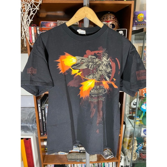 Other - Vintage y2k 2008 world of Warcraft battlegrounds double sided tee shirt